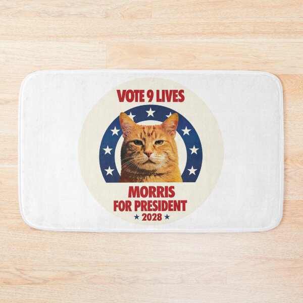 Item preview, VOTE NINE LIVES, MORRIS RULES! MORRIS FOR PRESIDENT 2028 designed and sold by V3GFX.