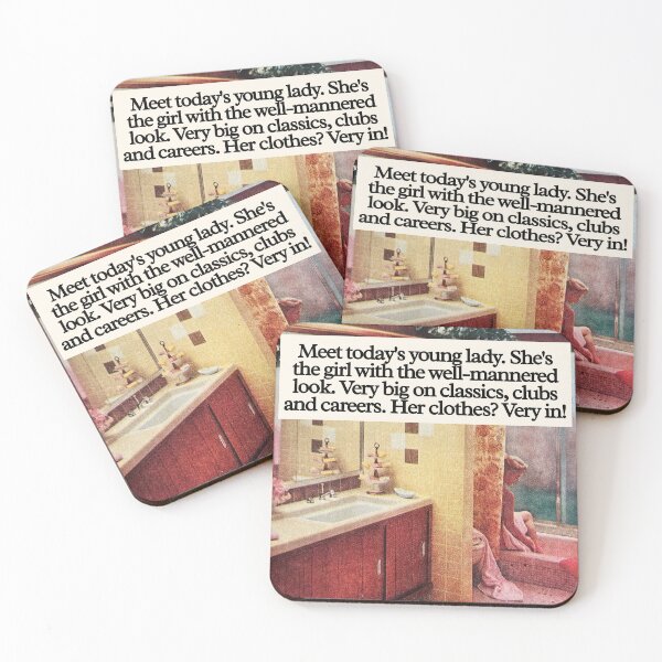 Item preview, Today's Young Lady Vintage Magazine Print Ad designed and sold by veggiecollages.