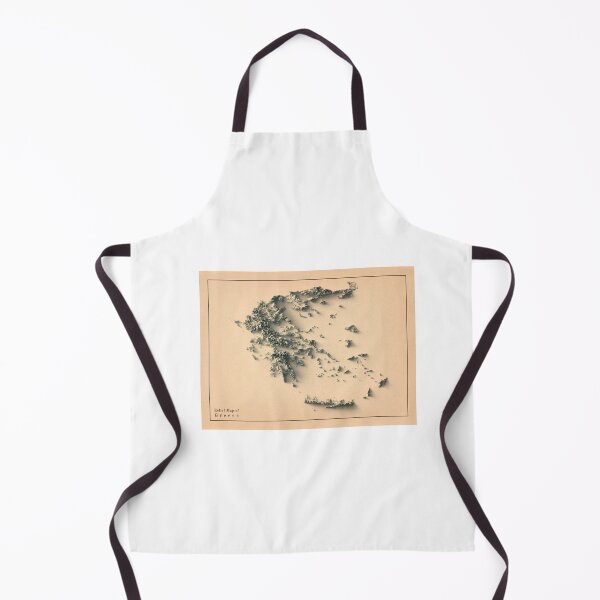 Item preview, Greece Shaded Relief Map 3D digitally rendered designed and sold by ThinkAboutMaps.
