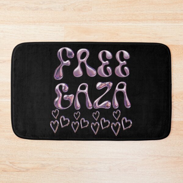 Item preview, Free Gaza Metallic Chrome | Palestinian Freedom | Hope Hearts designed and sold by Rawafi Art Studio.