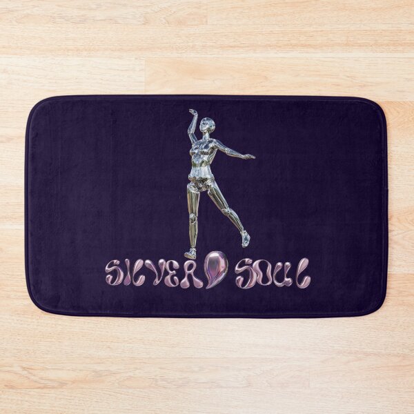 Item preview, Silver Soul Dancing Woman Liquid Chrome Art Design designed and sold by Rawafi Art Studio.