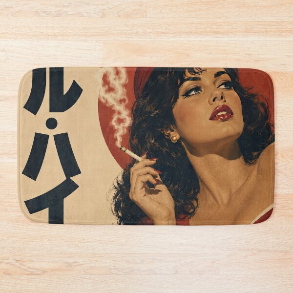 Item preview, Retro Japanese Airline Femme Fatale Art designed and sold by obstinator.