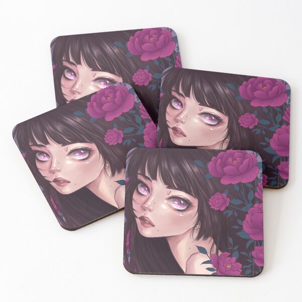 Item preview, Midnight Bloom: Ethereal Violet Gaze designed and sold by DamiartStudio.