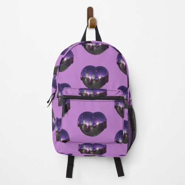 Item preview, Purple Liquid Chrome Heart Metallic Cyber Y2K Aesthetic designed and sold by Rawafi Art Studio.