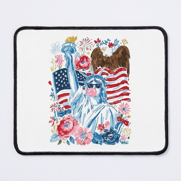 Item preview, Brushstroke Statue of Liberty Blowing Bubble designed and sold by Hiwerelisa.