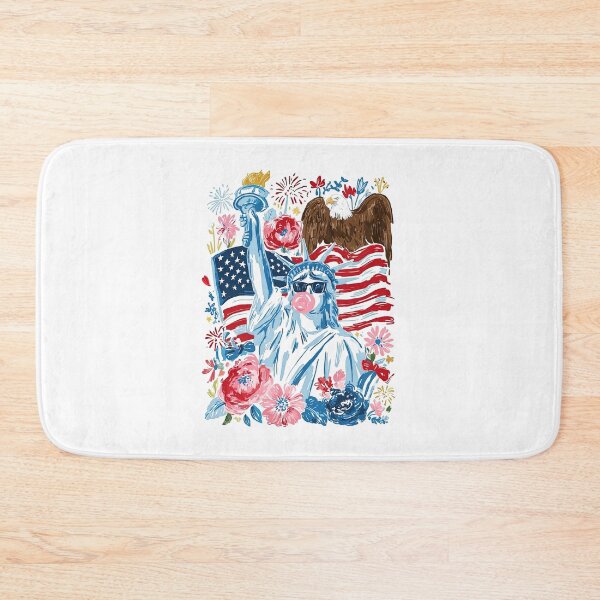 Item preview, Brushstroke Statue of Liberty Blowing Bubble designed and sold by Hiwerelisa.
