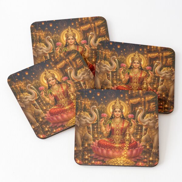 Item preview, Diwali Series | Goddess Lakshmi Blessings & Prosperity Artwork designed and sold by Homyar.