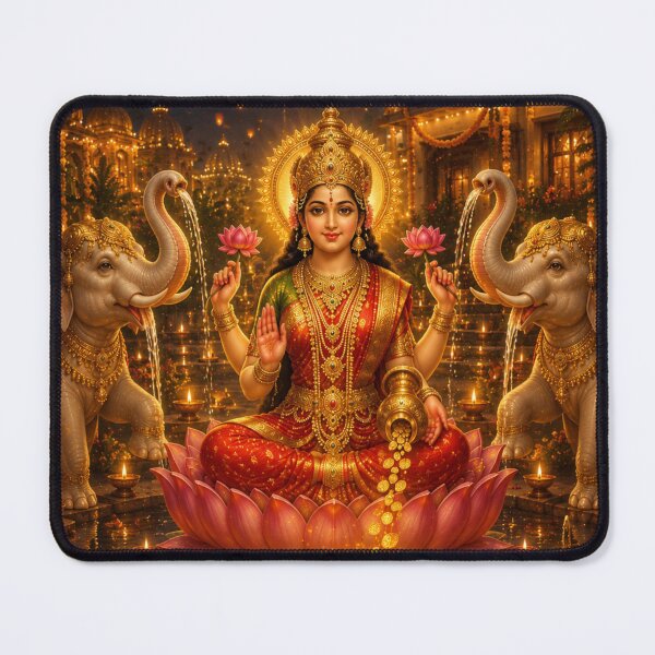 Item preview, Diwali Series | Goddess Lakshmi Blessings & Prosperity Artwork designed and sold by Homyar.