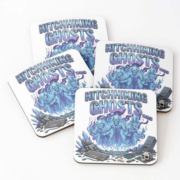 Item preview, Hitchhiking Ghosts Cyberpunk Horror. designed and sold by HorrorInkStudio.