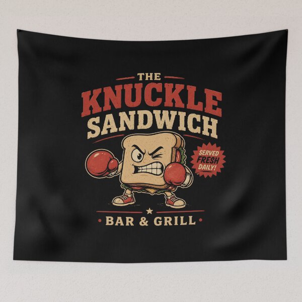 Item preview, The Knuckle Sandwich Bar & Grill designed and sold by zoes-ink.
