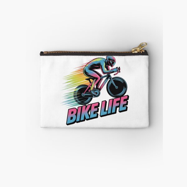 Item preview, Neon Cyclist Vintage Bicycle Rider designed and sold by QuiteOrbit.
