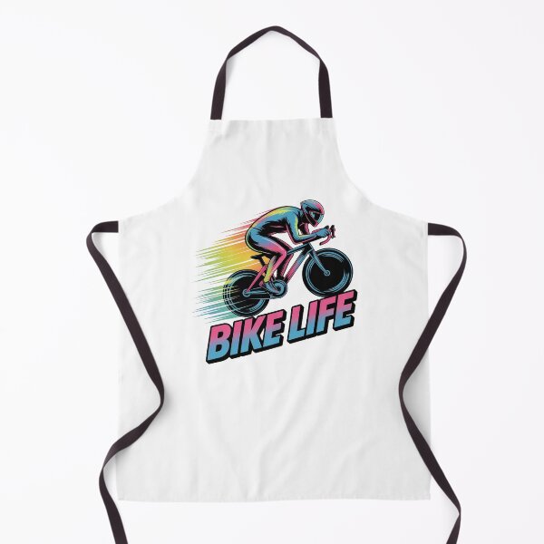 Item preview, Neon Cyclist Vintage Bicycle Rider designed and sold by QuiteOrbit.