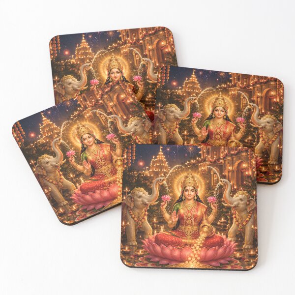 Item preview, Diwali Series | Royal Lakshmi Fireworks Celebration Artwork designed and sold by Homyar.