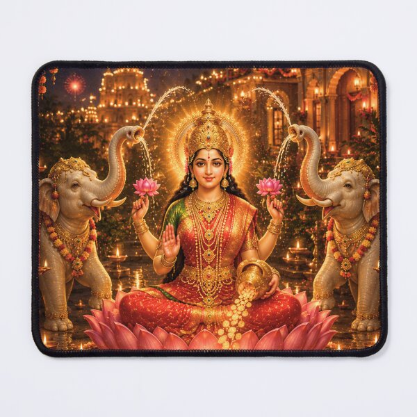 Item preview, Diwali Series | Royal Lakshmi Fireworks Celebration Artwork designed and sold by Homyar.