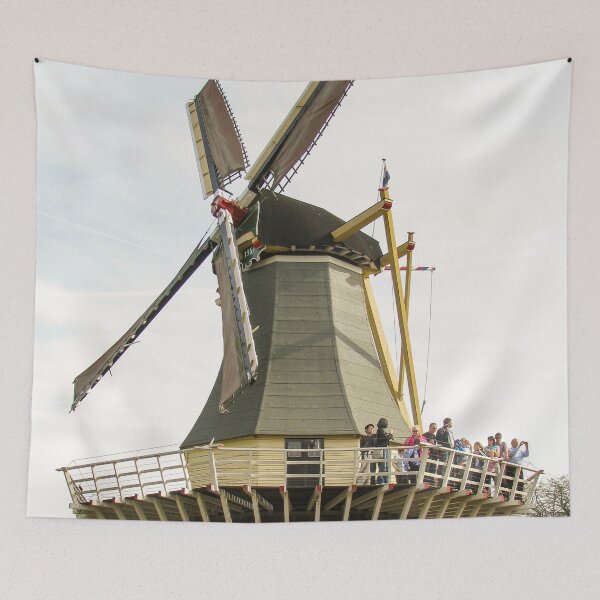 Item preview, Historic Dutch Windmill | Iconic Countryside Landscape, Holland - Netherlands Travel Art designed and sold by Ross.A.Campbell.