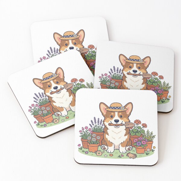 Item preview, Corgi Gardening Society Cute Botanical Dog Lover designed and sold by PictoVibe.