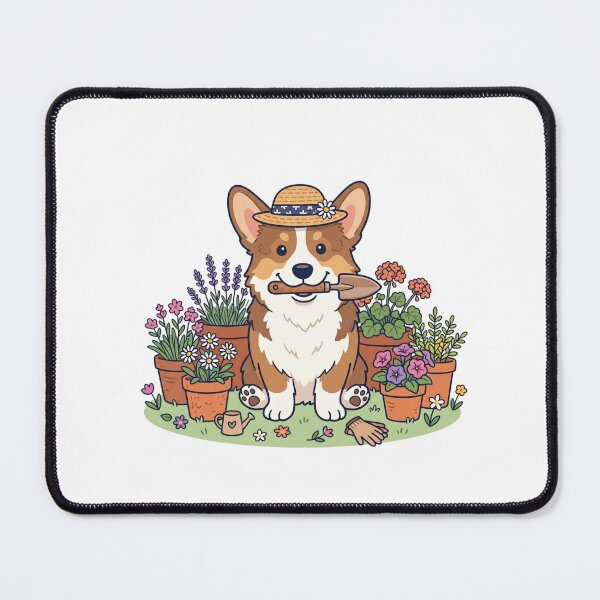 Item preview, Corgi Gardening Society Cute Botanical Dog Lover designed and sold by PictoVibe.