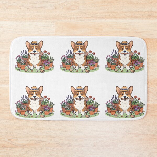Item preview, Corgi Gardening Society Cute Botanical Dog Lover designed and sold by PictoVibe.