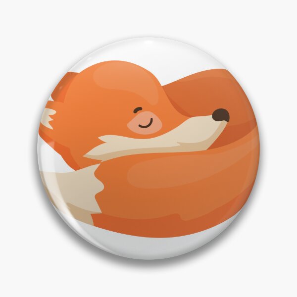 Item preview, Sleeping Baby Fox Curl Illustration designed and sold by KrisGraphic45.