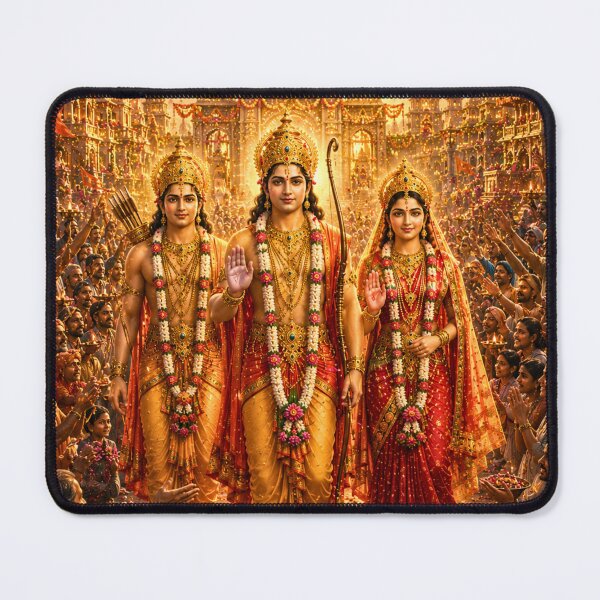 Item preview, Diwali Series | Return of Lord Ram to Ayodhya Ramayana Artwork designed and sold by Homyar.