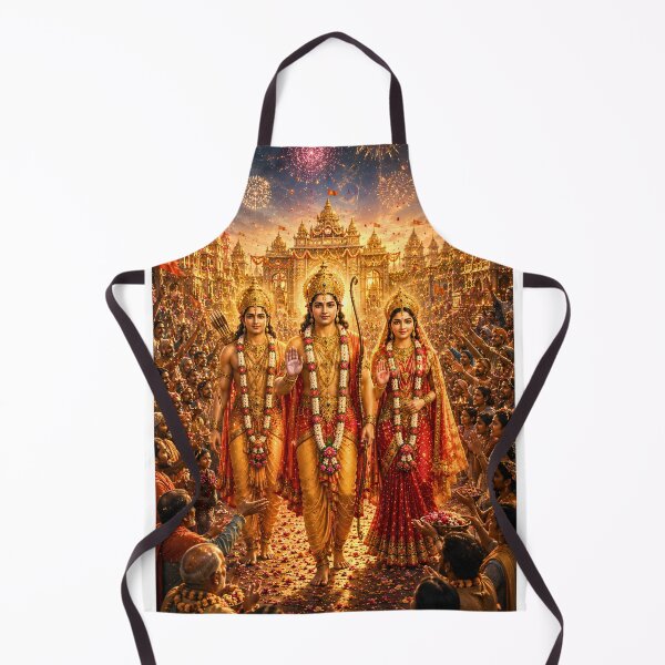 Item preview, Diwali Series | Return of Lord Ram to Ayodhya Ramayana Artwork designed and sold by Homyar.