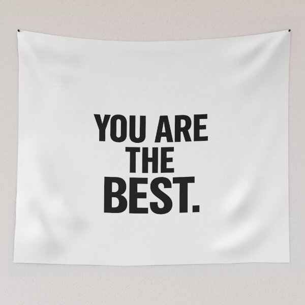 Item preview, You Are The Best – Minimal Motivational Typography Design designed and sold by Lovestickerco.