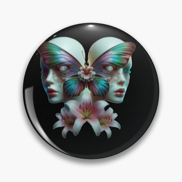 Item preview, Ethereal Butterfly Faces and Floral Dream designed and sold by LujziWorld.