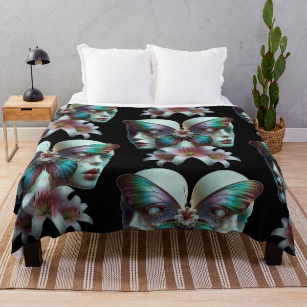Item preview, Ethereal Butterfly Faces and Floral Dream designed and sold by LujziWorld.