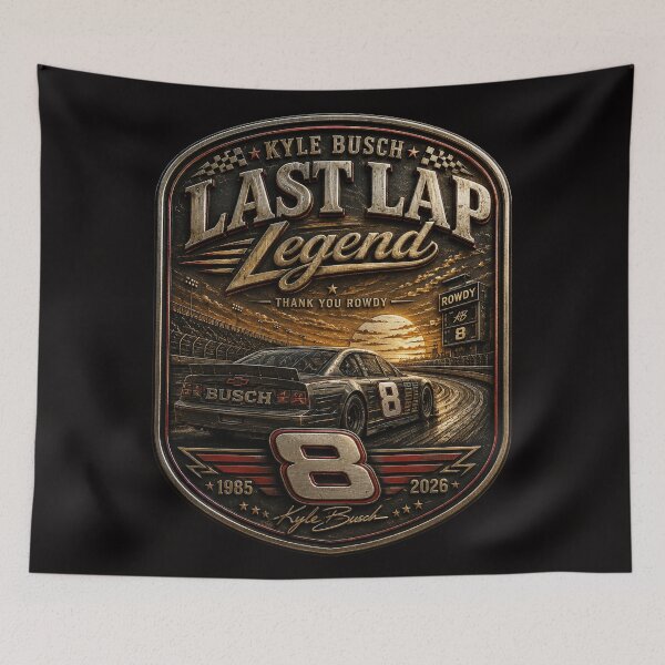 Item preview, Kyle Busch 1985–2026 Tribute Design designed and sold by Extravanganzza.