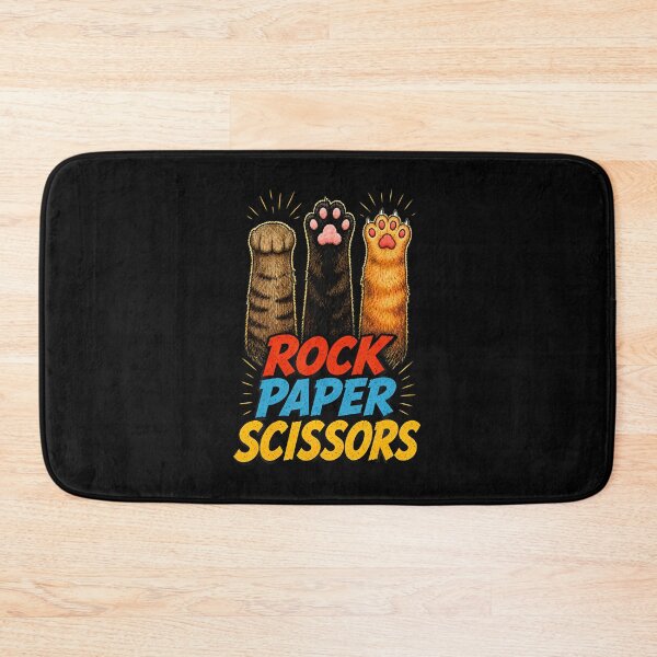 Item preview, Funny Cat Paws Graphic Tee Rock Paper Scissors Animal Rescue designed and sold by Fereskabilon.