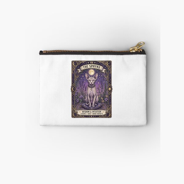 Item preview, Mystic Sphynx Cat Tarot Card Celestial Occult designed and sold by PictoVibe.