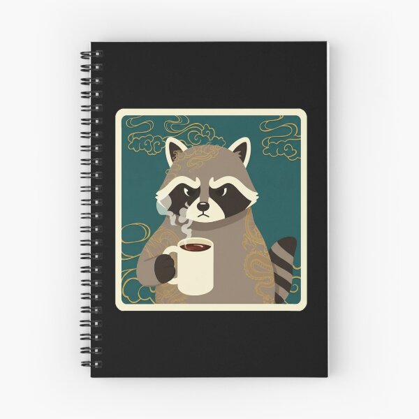 Item preview, Grumpy Raccoon Coffee Lover Vintage Eastern Animal Portrait designed and sold by JordynLadukeg65.