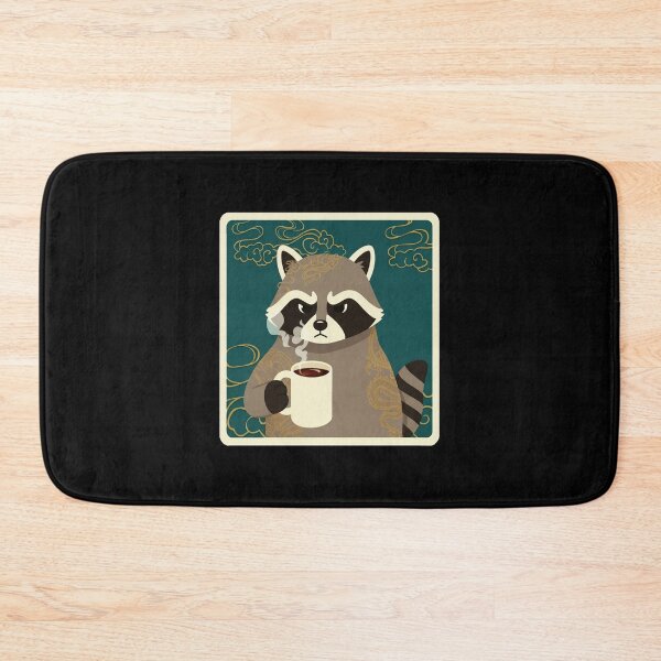 Item preview, Grumpy Raccoon Coffee Lover Vintage Eastern Animal Portrait designed and sold by JordynLadukeg65.