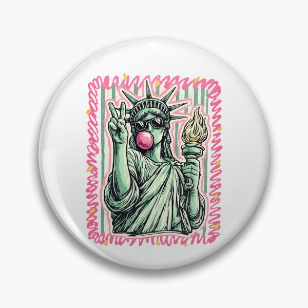 Item preview, 4th Of July Statue Of Liberty Blowing Bubble designed and sold by Special-Ninja.