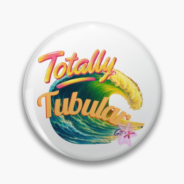 Item preview, Totally Tubular - Funny 80s Slang Valley Girl Surf Wave Gen X Retro Vintage Shirt designed and sold by SEGc.