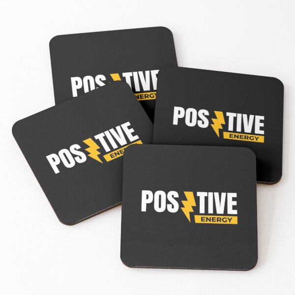 Item preview, Positive Energy Lightning Bolt Motivational Typography Design designed and sold by The craft.