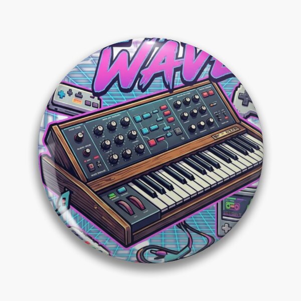 Item preview, Retro Wave Synth and Vintage Gaming Grid designed and sold by RoyalDeluxGo.
