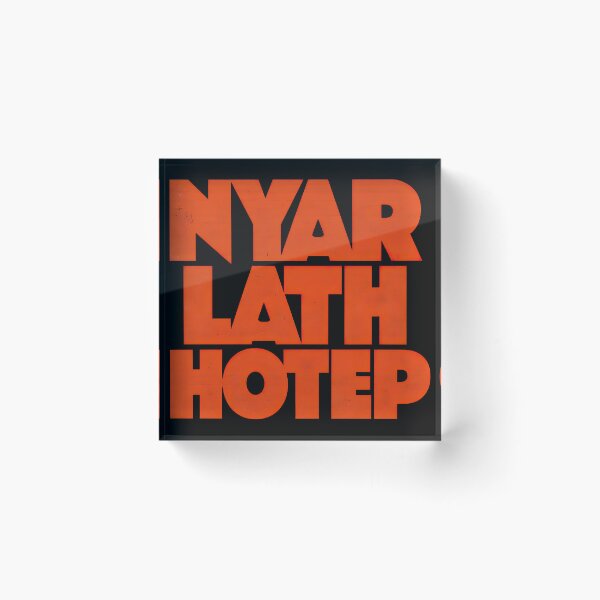 Item preview, Nyarlathotep Cosmic Horror Typography designed and sold by obstinator.