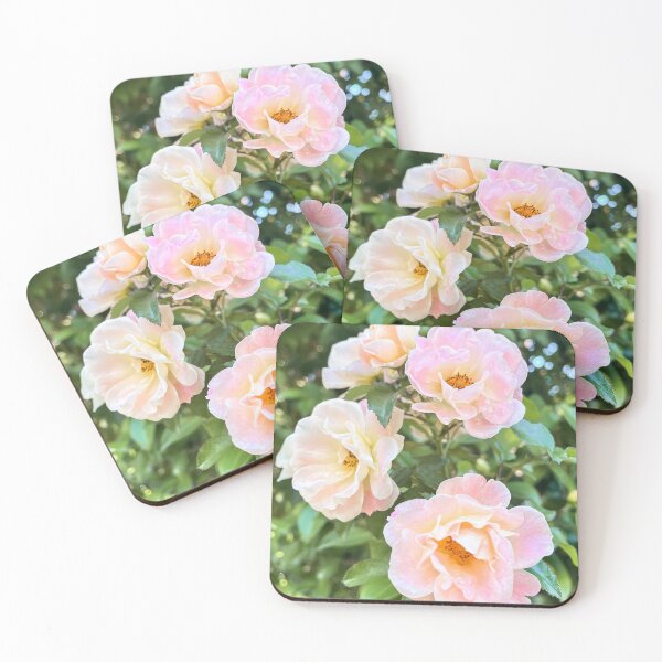 Item preview, Soft Blush Pink Roses Romantic Cottage Garden Photography designed and sold by Be Captured by Brittany Emma.