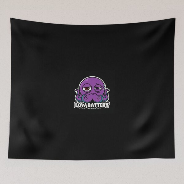 Item preview, Tired Octopus Sticker Octopus designed and sold by luiz1213.