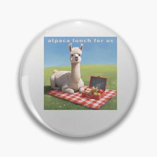 Item preview, Alpaca Lunch For Us - Cute Pun | TeeHee Puns Funny Design designed and sold by TeeHee Puns.