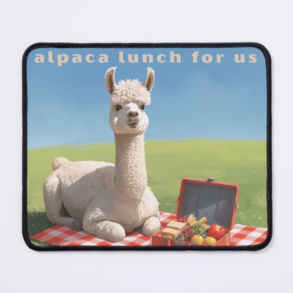 Item preview, Alpaca Lunch For Us - Cute Pun | TeeHee Puns Funny Design designed and sold by TeeHee Puns.