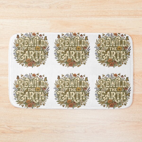 Item preview, Rewild The Earth Retro 70s Wildflower Eco Activism designed and sold by PictoVibe.