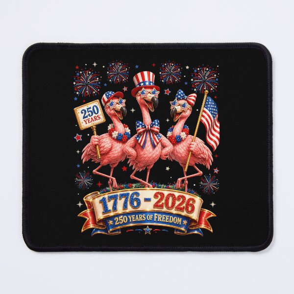 Item preview, Patriotic Flamingo 250 Years American Spirit designed and sold by Ortigzitoun.