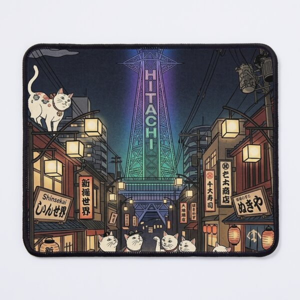 Item preview, Tsutenkaku Cats designed and sold by Komatoya.