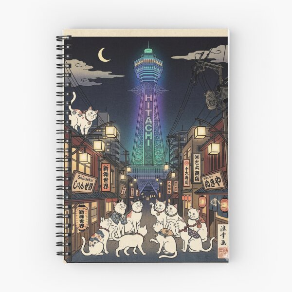 Item preview, Tsutenkaku Cats designed and sold by Komatoya.