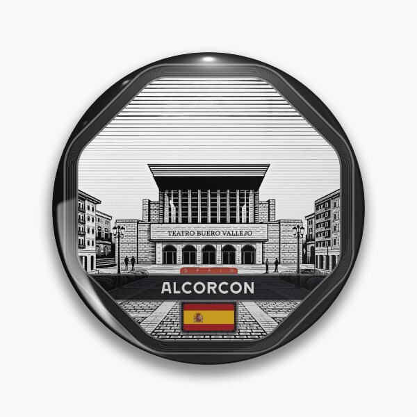 Item preview, Alcorcon Spain Linocut Style  designed and sold by Thistle-TShop.