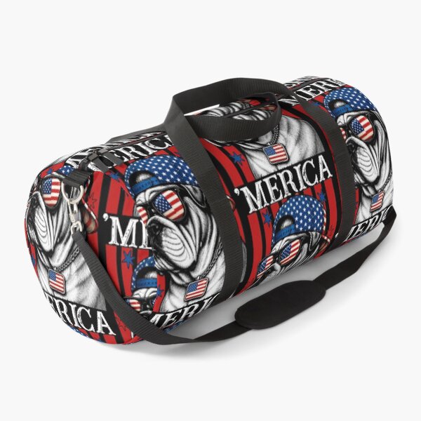 Item preview, Merica Bulldog Comfort Colors ,Funny Patriotic Dog ,American Flag Bulldog ,Retro 4th Of July Tee, 4th of July designed and sold by FreshHub9.