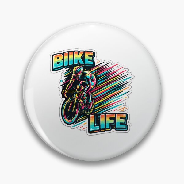 Item preview, Vintage Neon Bike Rider Sports designed and sold by QuiteOrbit.