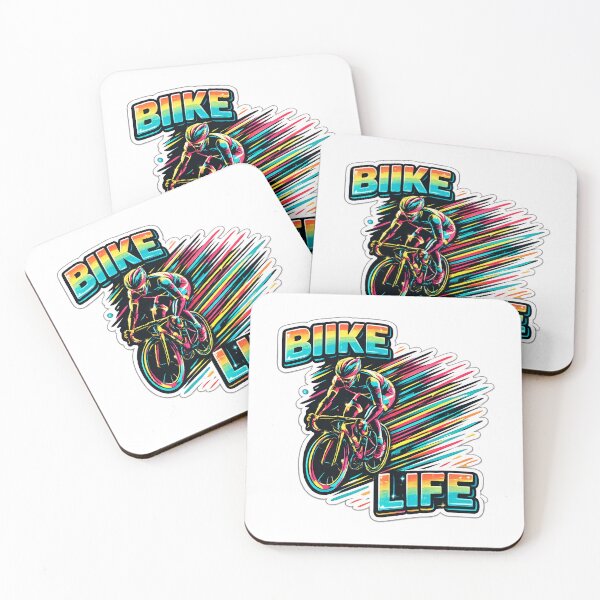 Item preview, Vintage Neon Bike Rider Sports designed and sold by QuiteOrbit.